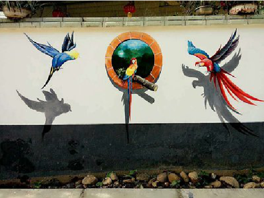 新沂视觉错位-3D墙绘设计