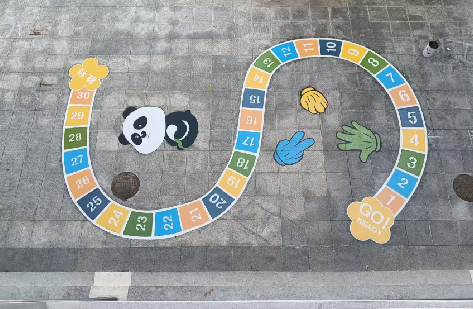 新沂地面游戏彩绘