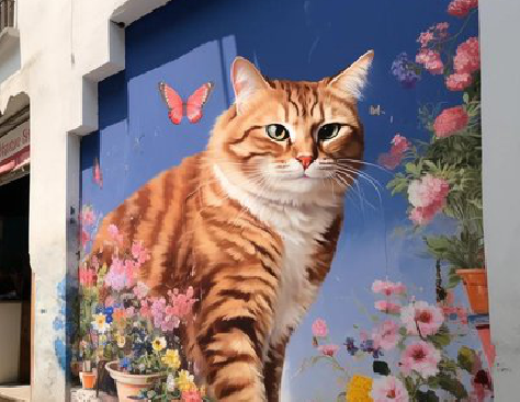 新沂自己绘制有个性的手绘墙