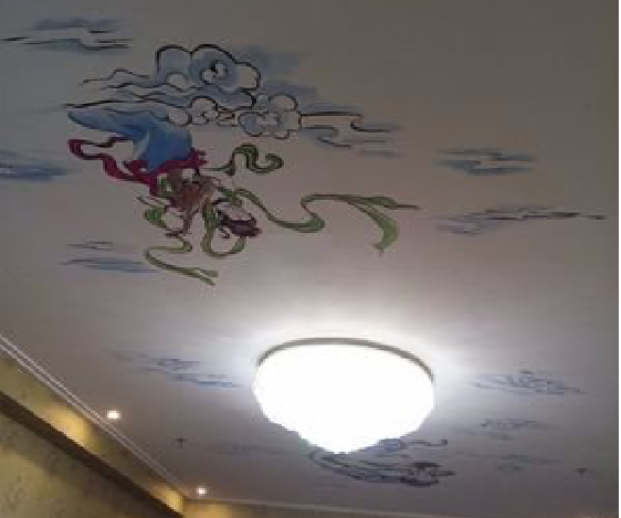新沂如何快速绘制天花板上的手绘墙？