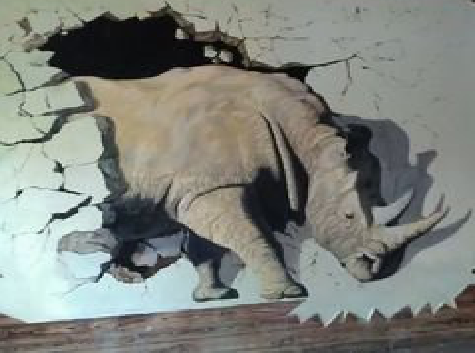 新沂在墙绘中，如何绘制3D效果？