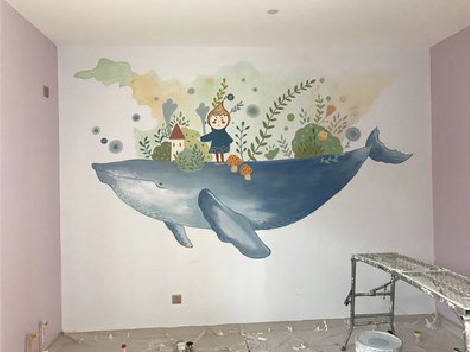 新沂手绘墙的特点及优势。