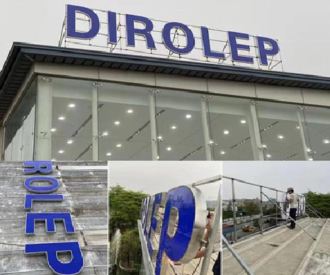 新沂楼顶发光字安装的注意事项。